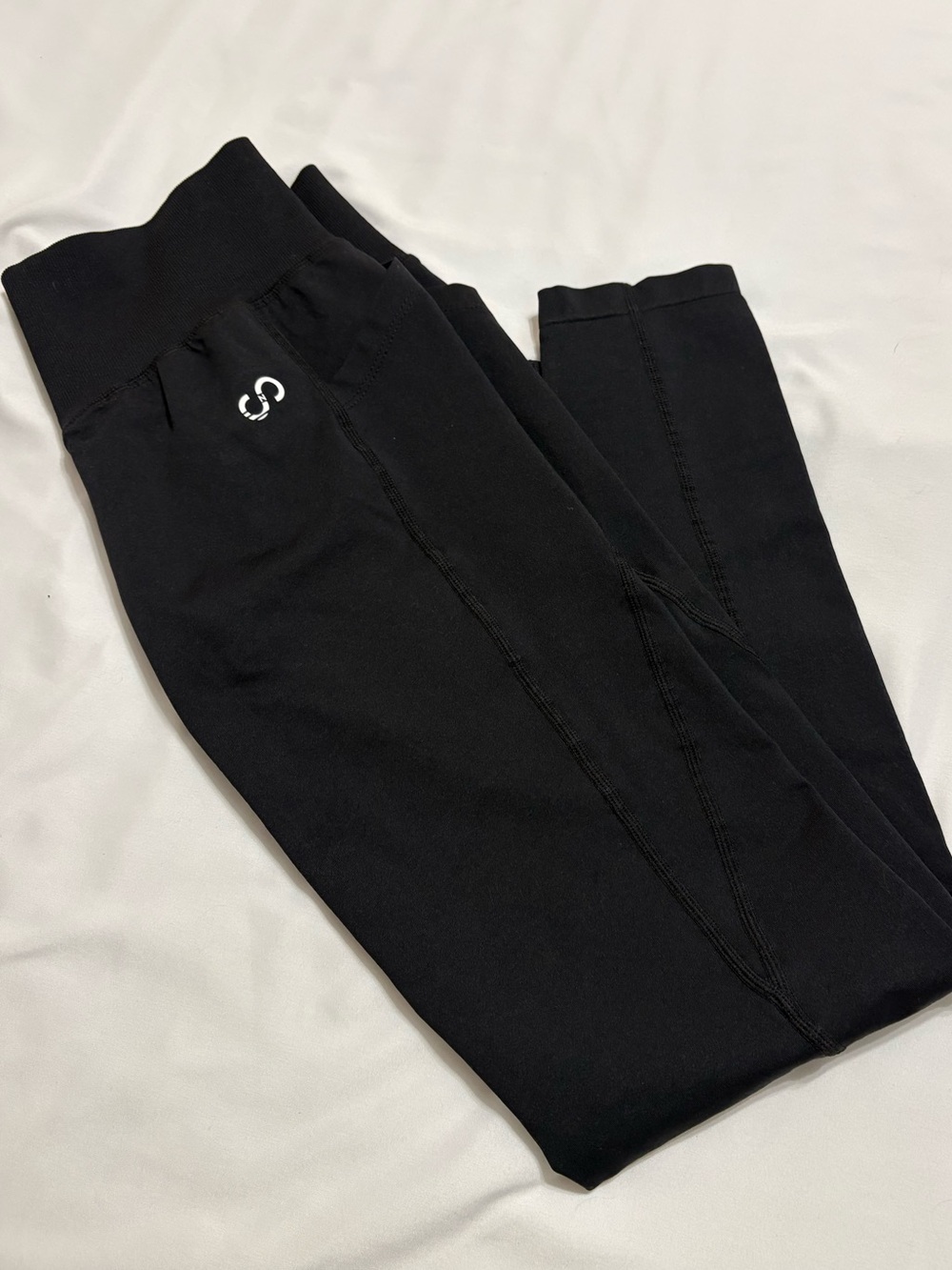 Curves n Combatboots black leggings with pockets, XL
